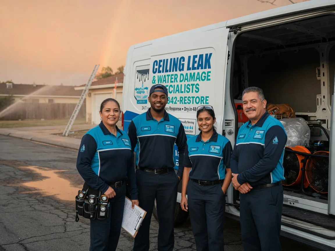Ceiling Leak Cleanup company in Pleasant Valley, IA