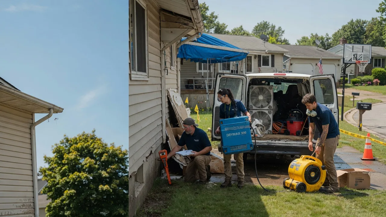 Ceiling Leak Cleanup in Pleasant Valley, IA near me