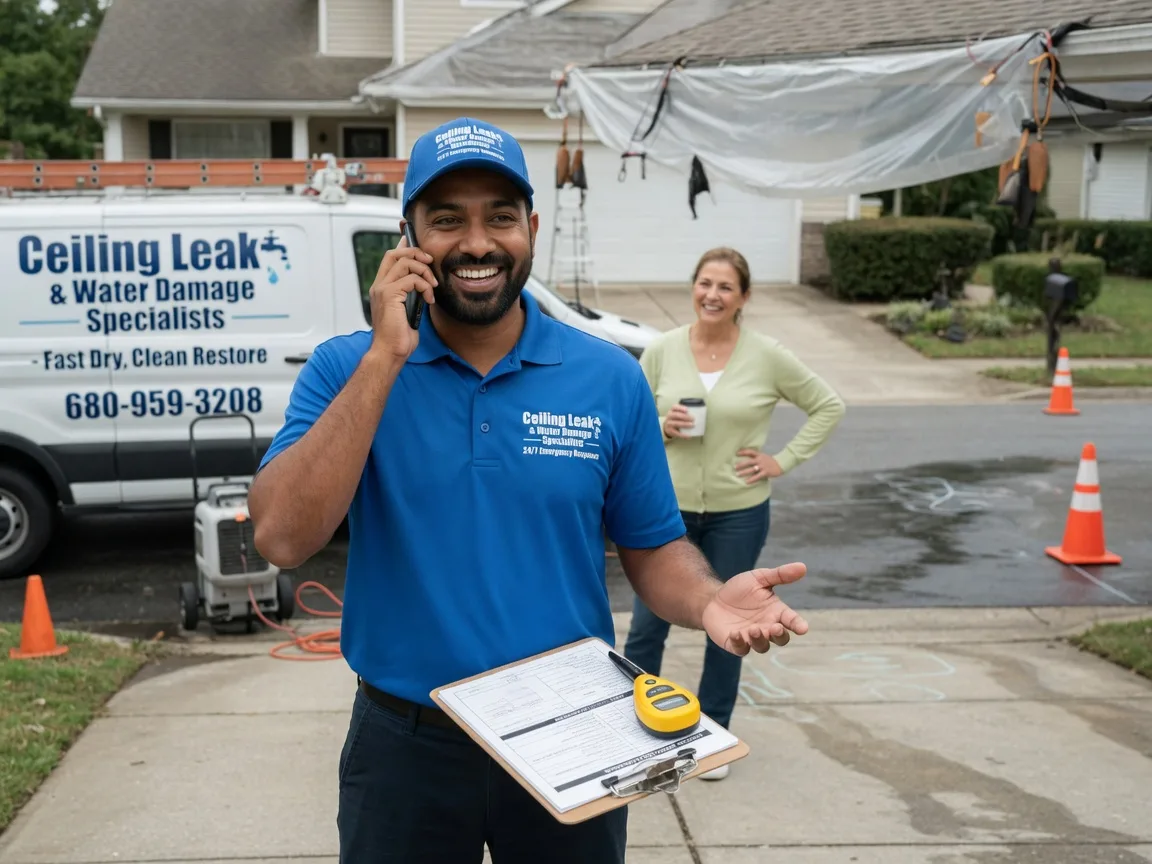 Ceiling Leak Cleanup Pleasant Valley, IA FAQs